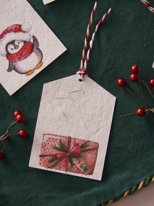 Christmas and New Year Themed Gift Tags (Set of 8) - Plantables