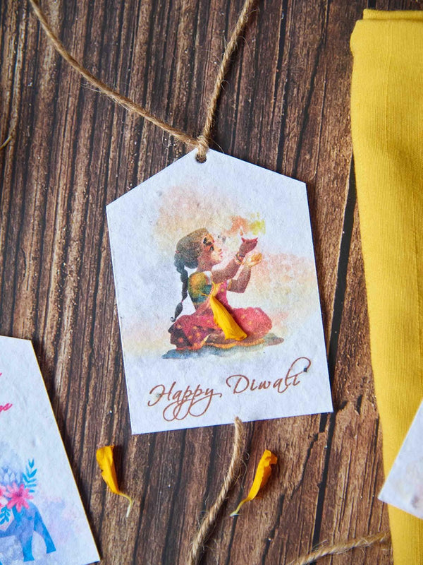 Diwali Gift Tags (Set of 8) - Plantables