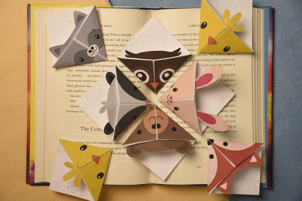 Origami Corner Bookmarks (Set of 7) - Plantables